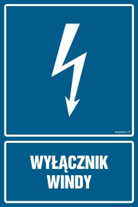 HG037 Wyłącznik windy