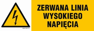 NA004 Zerwana linia wysokiego napięcia