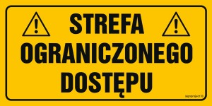 NB032 Strefa ograniczonego dostępu