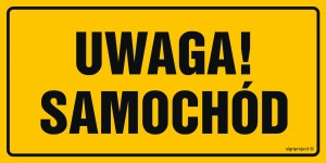 ND035 Uwaga samochód