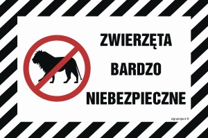 NC020 Zwierzęta bardzo niebezpieczne