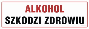 NC043 Alkohol szkodzi zdrowiu