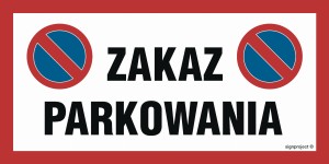 NC068 Zakaz parkowania