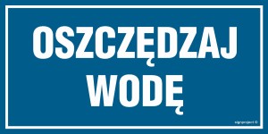 NC072 Oszczędzaj wodę