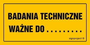 NC125 Badania techniczne ważne do .........