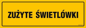 NC126 Zużyte świetlówki