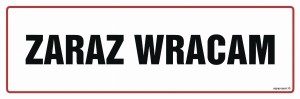 NC137 Zaraz wracam