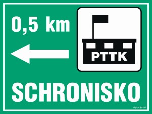OC002 Schronisko - odległość