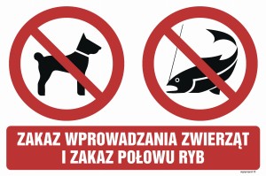 OD021 Zakaz wprowadzania zwierząt i zakaz połowu ryb