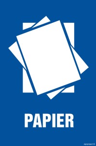 OD103 Etykieta na pojemniki na odpady Papier