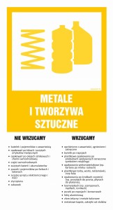 OD201 Instrukcja segregacji odpadów - METALE I TWORZYWA SZTUCZNE