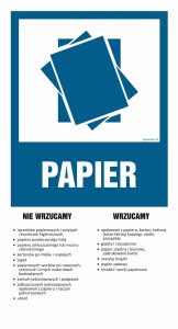 OD202 Instrukcja segregacji odpadów - PAPIER