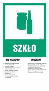 OD204 Instrukcja segregacji odpadów - SZKŁO