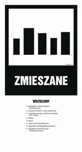 OD205 Instrukcja segregacji odpadów - ZMIESZANE