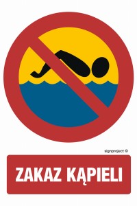 OE018 Zakaz kąpieli
