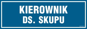 PA105 Kierownik ds. skupu