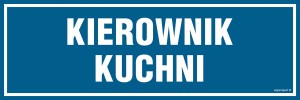 PA110 Kierownik kuchni