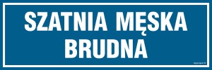 PA304 Szatnia męska brudna