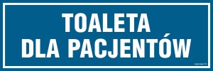 PA314 Toaleta dla pacjentów