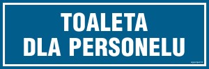 PA315 Toaleta dla personelu