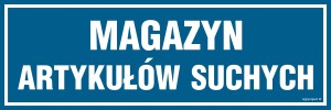 PA338 Magazyn artykułów suchych
