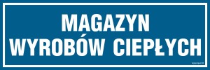 PA369 Magazyn wyrobów ciepłych