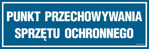 PA381 Punkt przechowywania sprzętu ochronnego
