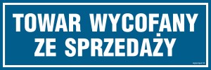 PA383 Towar wycofany ze sprzedaży