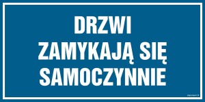 PA509 Drzwi zamykają się samoczynnie