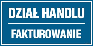 PA510 Dział handlu Fakturowanie