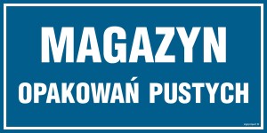 PA524 Magazyn opakowań pustych