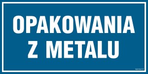 PA537 Opakowania z metalu