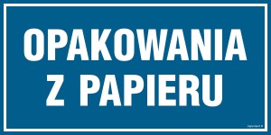 PA538 Opakowania z papieru