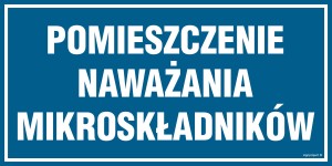 PA543 Pomieszczenie naważania mikroskładników