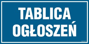 PA550 Tablica ogłoszeń
