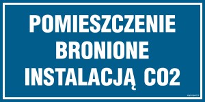 PA558 Pomieszczenie bronione instalacją CO2