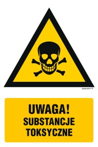 JA009 Ostrzeżenie przed substancjami toksycznymi