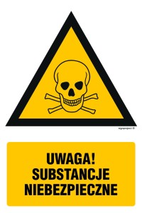 JA017 Uwaga substancje niebezpieczne
