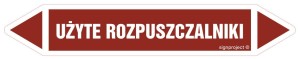 JF463 UŻYTE ROZPUSZCZALNIKI
