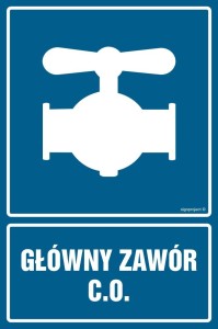 JD007 Główny zawór  C.O.