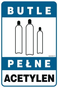 JD049 Butle pełne acetylen
