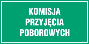 JE010 Komisja przyjęcia poborowych