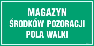 JE013 Magazyn środków pozoracji pola walki