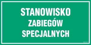 JE016 Stanowisko zabiegów specjalnych