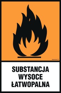LB012 Substancja wysoce łatwopalna