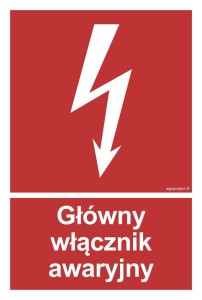 BC035 Główny włącznik awaryjny