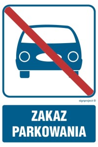 RB508 Zakaz parkowania