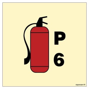 FA079 6kg Powder fire extinguisher