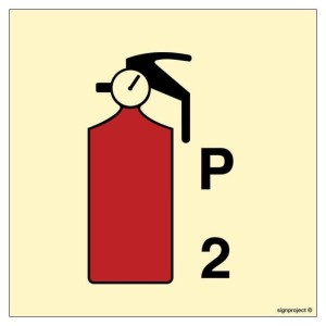FA083 2kg Powder fire extinguisher