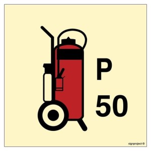 FA085 50 kg Wheeled Powder fire extinguisher